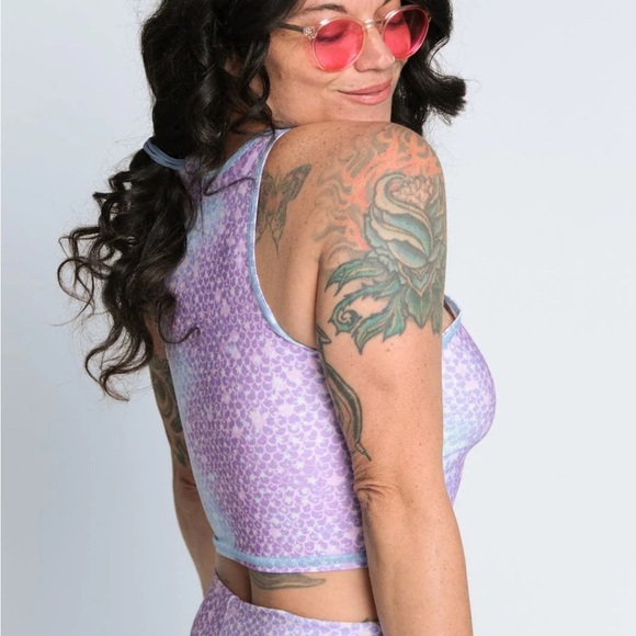 Teeki Women's Mermaid Fairy Queen Lavender Mermaid Tank M/L - Picture 5 of 8